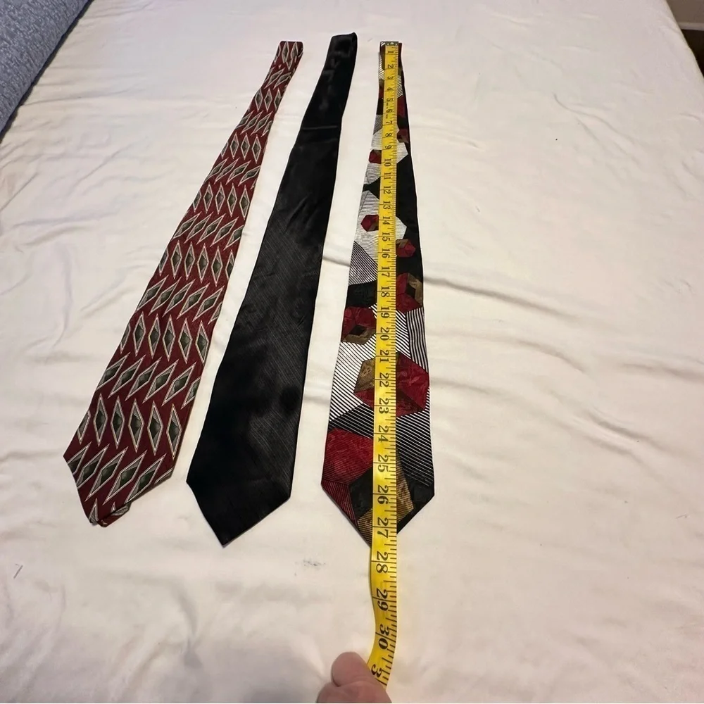 George Machado Tie Bundle Eclectic Grandpa Style Measurements in photos